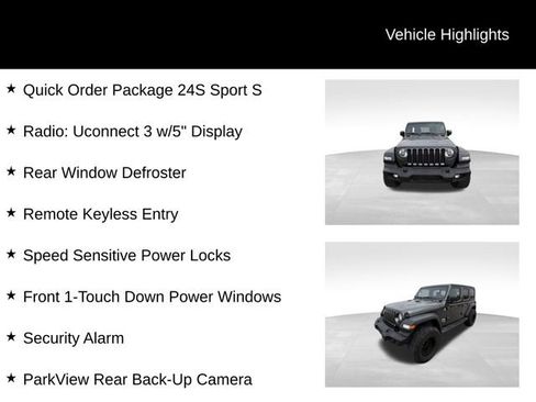 Used 2018 Jeep Wrangler Unlimited Sport S AWD/4WD image 13