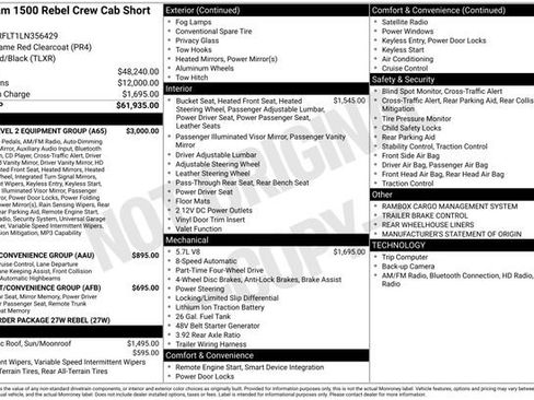 Used 2020 RAM 1500 Rebel w/ Rebel Level 2 Equipment Group image 6
