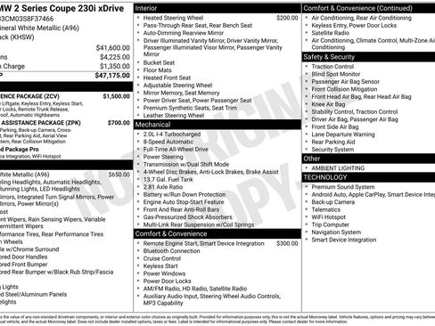 Used 2025 BMW 230i xDrive Coupe w/ Convenience Package AWD/4WD image 37