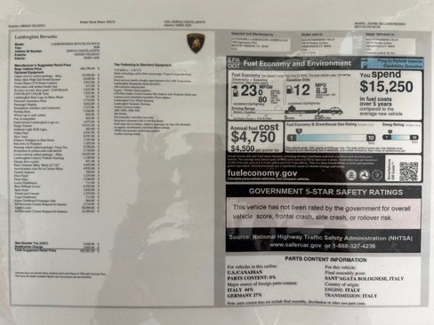 Used 2026 Lamborghini Revuelto AWD/4WD image 3