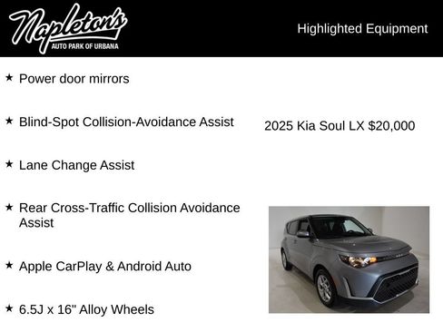 Used 2025 Kia Soul LX w/ LX Technology Package FWD image 16