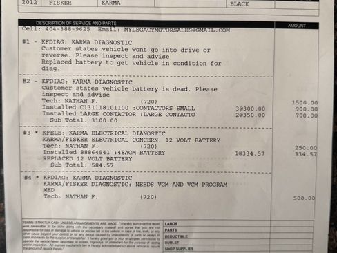 Used 2012 Fisker Karma EcoStandard image 49