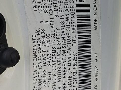 Used 2020 Honda Civic LX image 9