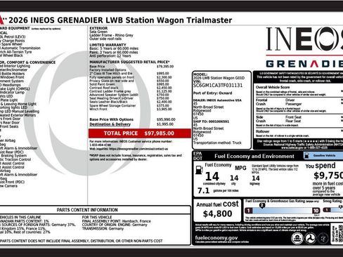 Used 2026 INEOS Grenadier AWD/4WD image 3