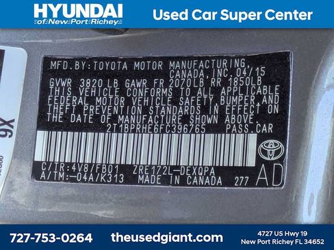 Used 2015 Toyota Corolla LE FWD image 29