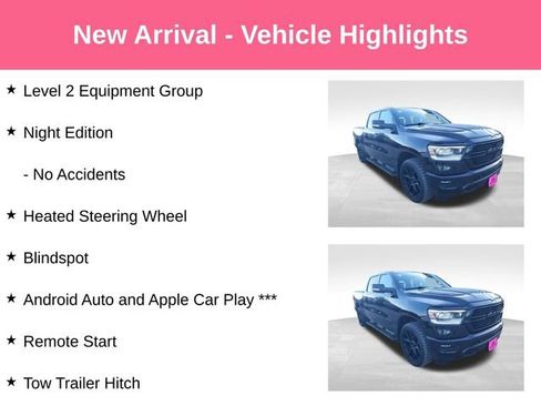 Used 2021 RAM 1500 Sport w/ Night Edition AWD/4WD image 2