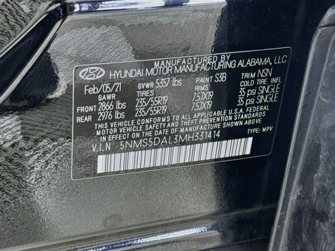 Used 2021 Hyundai Santa Fe Calligraphy w/ Cargo Package AWD/4WD image 40