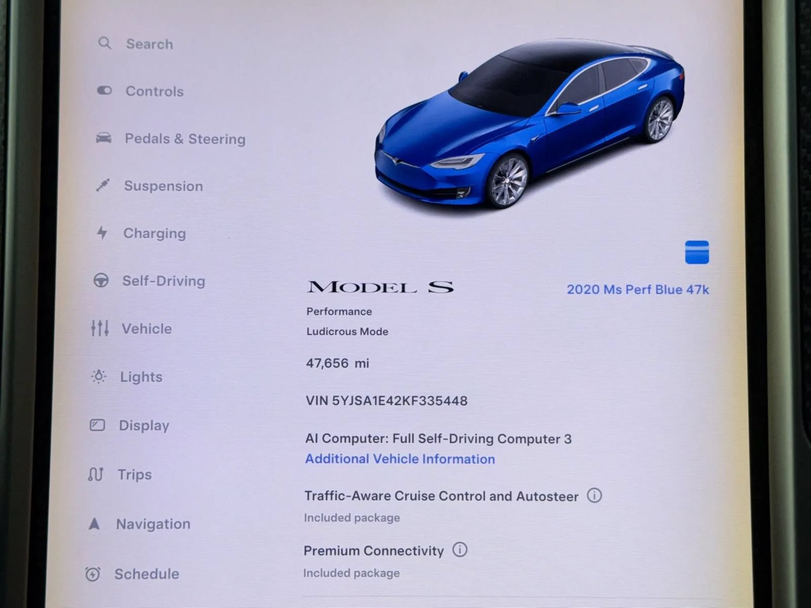 Used 2019 Tesla Model S Performance AWD/4WD image 17