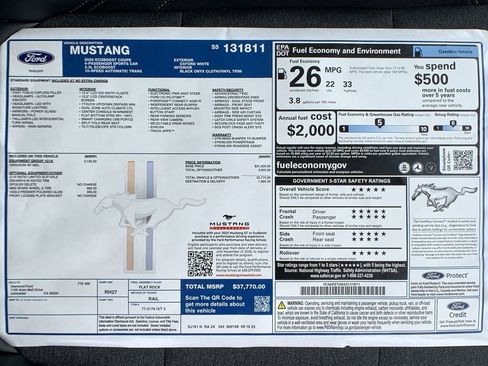 New 2025 Ford Mustang Coupe image 17