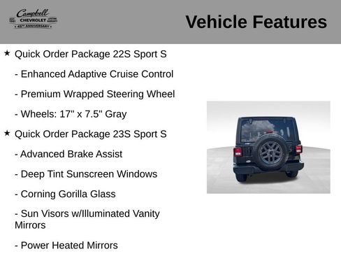 Used 2025 Jeep Wrangler Unlimited Sport AWD/4WD image 10