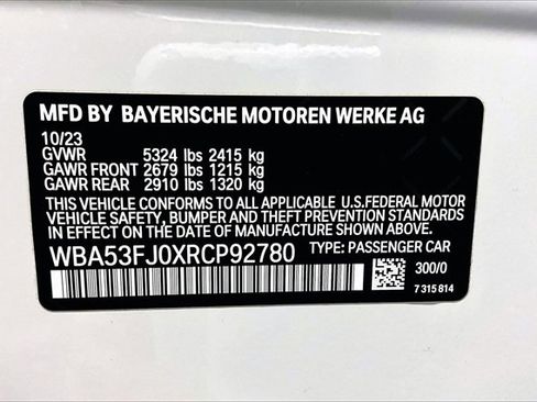 Used 2024 BMW 530i xDrive w/ Convenience Package image 34