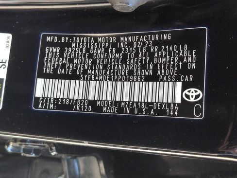 Used 2023 Toyota Corolla LE FWD image 31