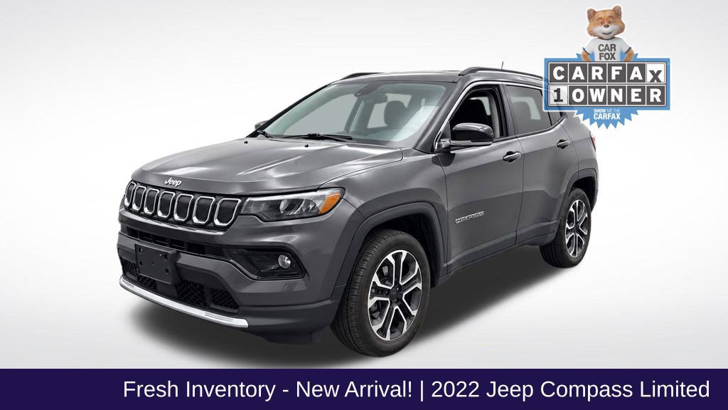 Used 2022 Jeep Compass Limited w/ Sun and Sound Group AWD/4WD image 1