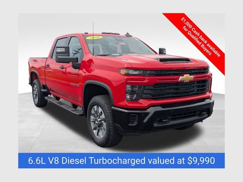 New 2026 Chevrolet Silverado 2500 Custom w/ Custom Value Package AWD/4WD image 1