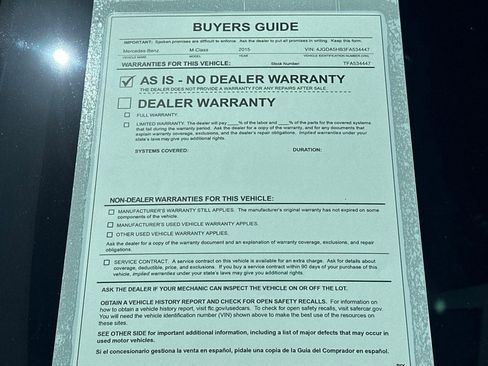 Used 2015 Mercedes-Benz ML 350 4MATIC image 38