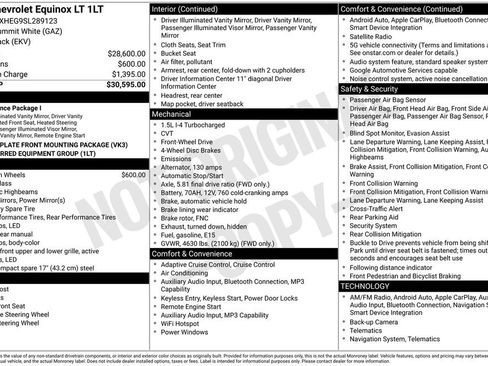 Used 2025 Chevrolet Equinox LT image 7