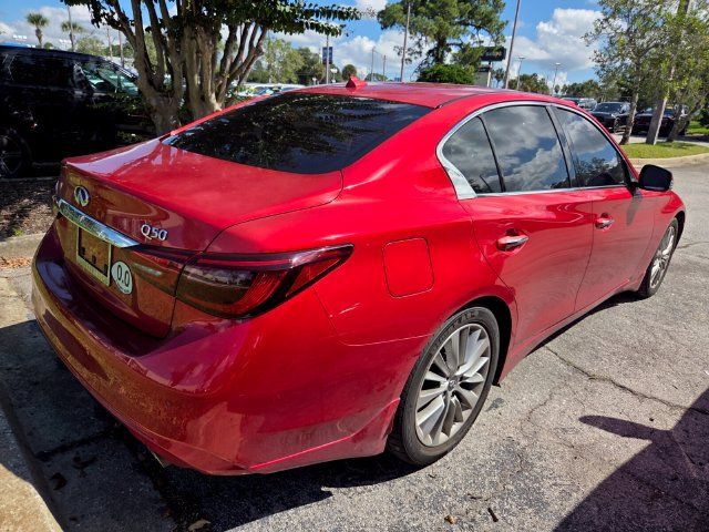 Used 2021 INFINITI Q50 Luxe w/ Seat & Sound Package RWD image 4
