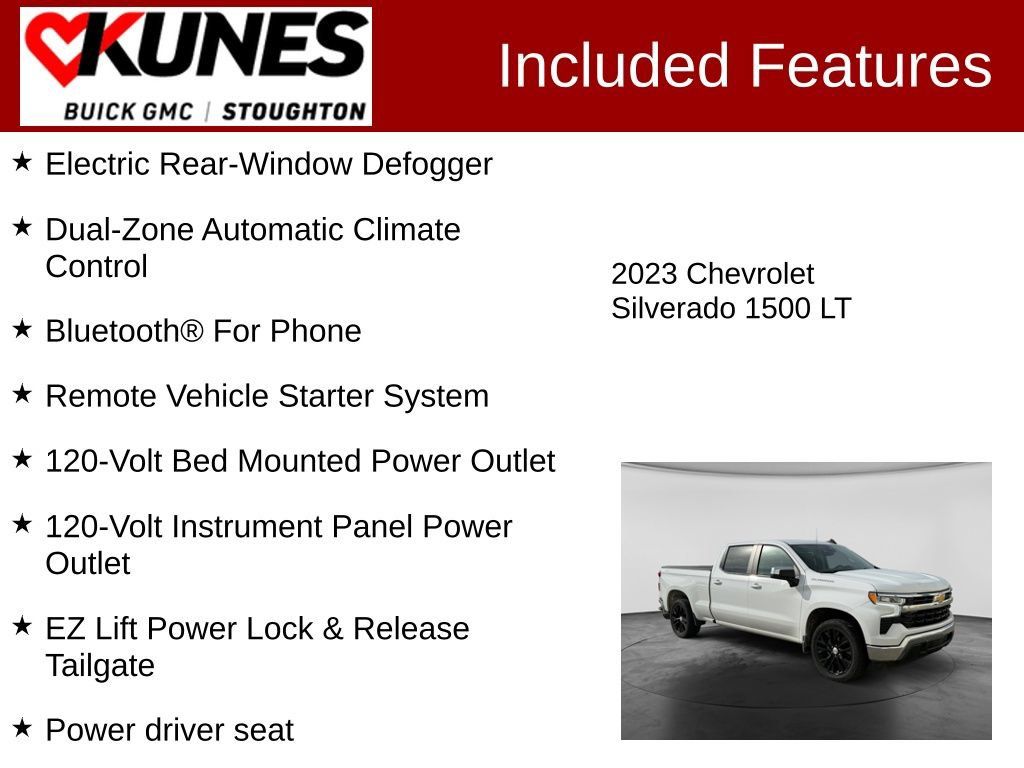 Used 2023 Chevrolet Silverado 1500 LT w/ Work Truck Package AWD/4WD image 3