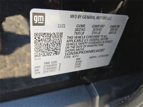 Used 2022 Chevrolet Tahoe Z71 w/ Luxury Package image 46