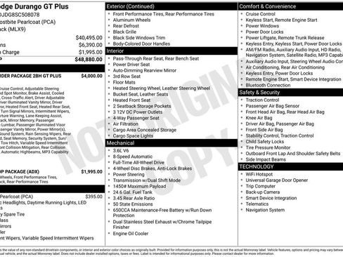 Used 2025 Dodge Durango GT AWD/4WD image 9