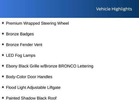 New 2026 Ford Bronco Sport Big Bend w/ Convenience Package AWD/4WD image 8