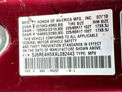 Used 2010 Honda CR-V EX image 29