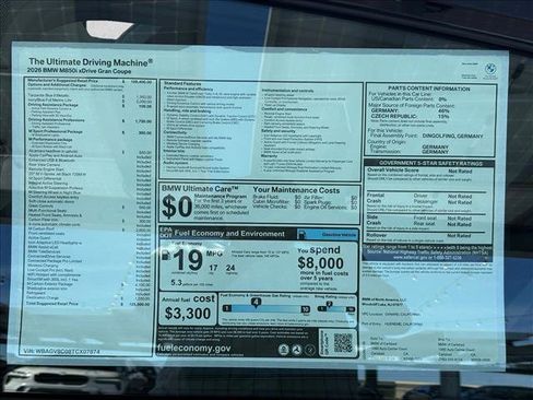 New 2026 BMW M850i xDrive w/ M Carbon Exterior Package image 17