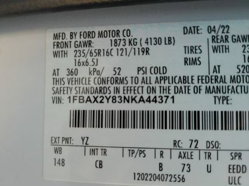 Used 2022 Ford Transit 350 XLT image 43