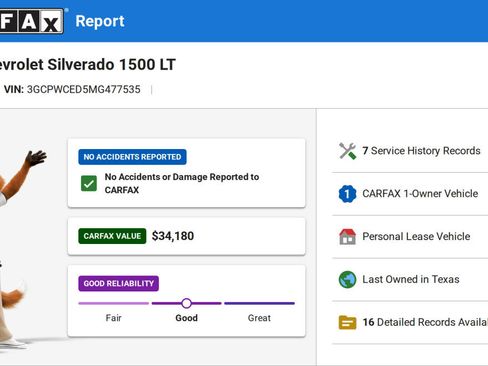 Used 2021 Chevrolet Silverado 1500 LT w/ Bed Protection Package image 16