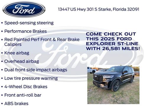 Certified 2025 Ford Explorer ST-Line w/ ST-Line Street Pack AWD/4WD image 22