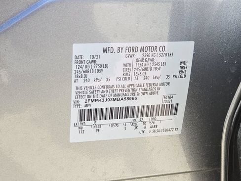 Used 2021 Ford Edge SEL w/ Convenience Package FWD image 30