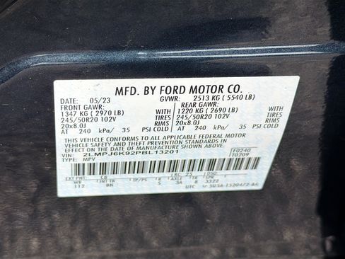 Certified 2023 Lincoln Nautilus Reserve FWD image 33