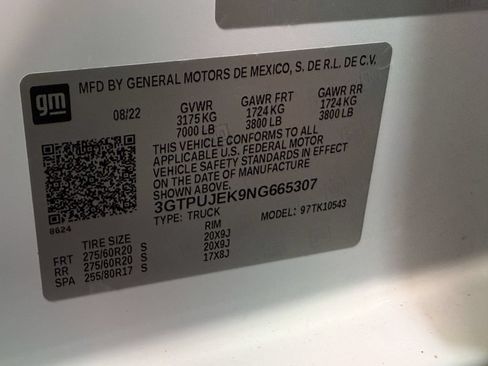 Used 2022 GMC Sierra 1500 Elevation AWD/4WD image 57