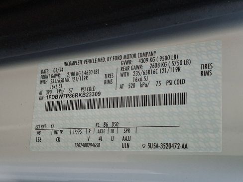Used 2024 Ford Transit 350 AWD w/ Interior Upgrade Package image 17