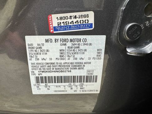 Used 2022 Ford Explorer XLT AWD/4WD image 31