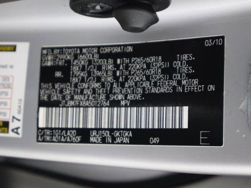 Used 2010 Lexus GX 460 AWD/4WD image 27