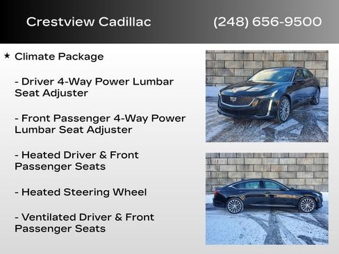 Certified 2022 Cadillac CT5 Premium Luxury w/ Parking Package image 30
