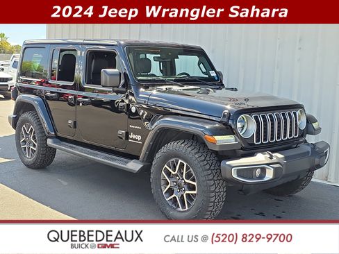 Used 2024 Jeep Wrangler Sahara w/ Technology Group image 1