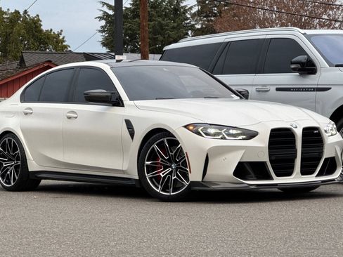 Used 2022 BMW M3 w/ M Carbon Exterior Package image 2
