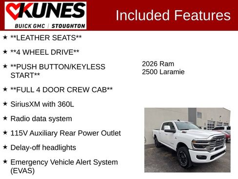 Used 2026 RAM 2500 Laramie AWD/4WD image 3
