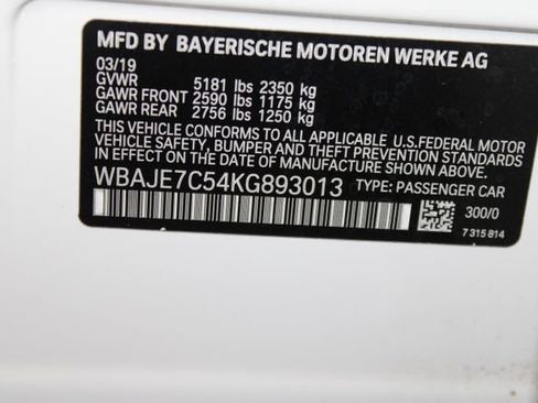 Used 2019 BMW 540i xDrive w/ M Sport Package AWD/4WD image 33