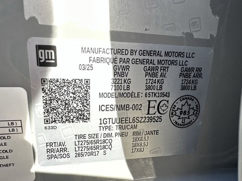 Used 2025 GMC Sierra 1500 AT4 w/ AT4 Preferred Package image 27