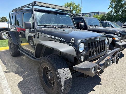 Used 2014 Jeep Wrangler Unlimited Rubicon w/ Connectivity Group AWD/4WD image 1