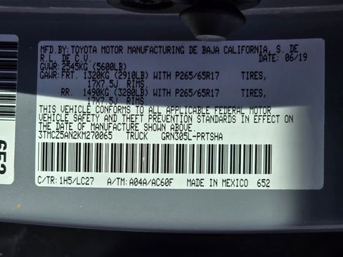 Used 2019 Toyota Tacoma TRD Sport image 22