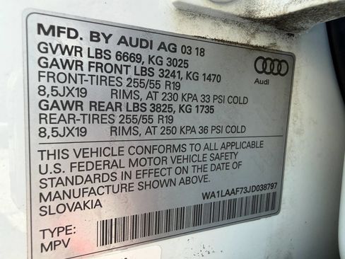 Used 2018 Audi Q7 3.0T Premium Plus w/ Premium Plus Package AWD/4WD image 31