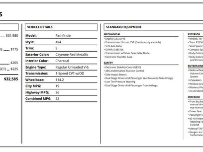 Used 2017 Nissan Pathfinder S