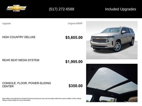 Certified 2021 Chevrolet Suburban High Country AWD/4WD image 5