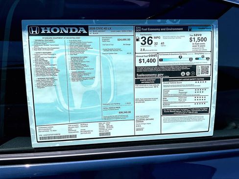 New 2026 Honda Civic LX image 18