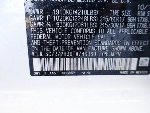 New 2026 Honda HR-V LX image 33