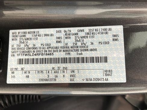 Used 2024 Ford F150 Lariat w/ Bed Utility Package AWD/4WD image 26